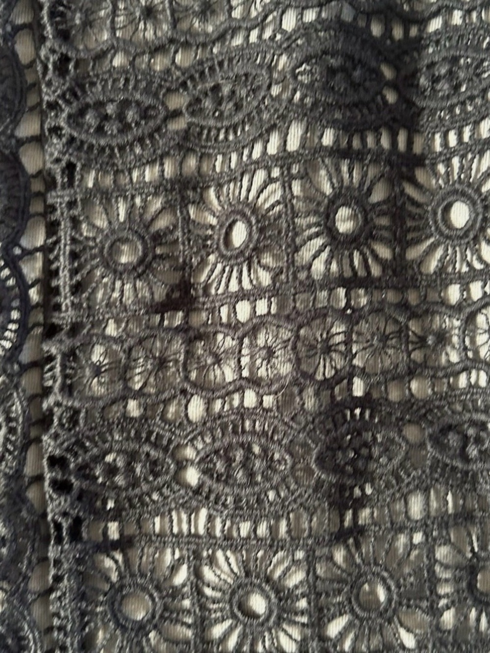 American Eagle Outfitters Black Lace Crochet Tank Camisole - Picture 2 of 6